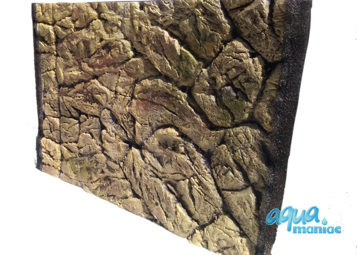 3D Thin Rock Background 209x56cm in 4 section to fit 7 foot by 2 foot tanks