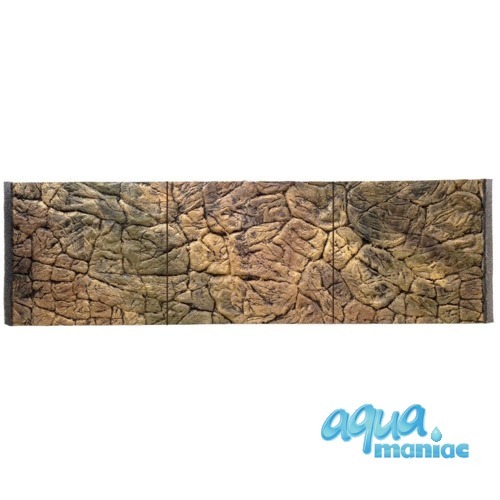 3D Thin Rock Background 239x56cm in 4 section to fit 8 foot by 2 foot tanks