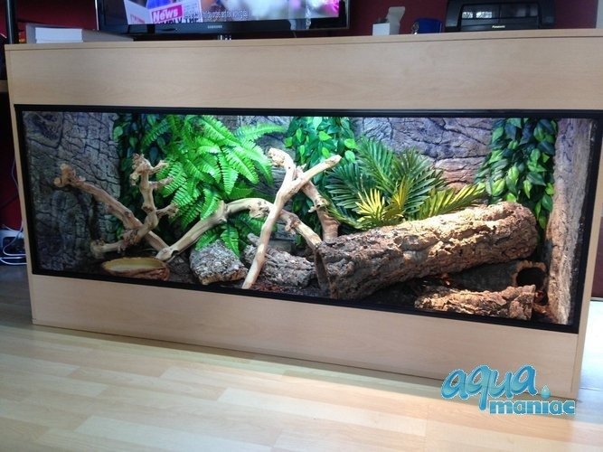 3D Thin Rock Background 57x56cm  to fit 2 foot by 2 foot tanks