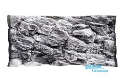 3D grey rock background 97x45cm